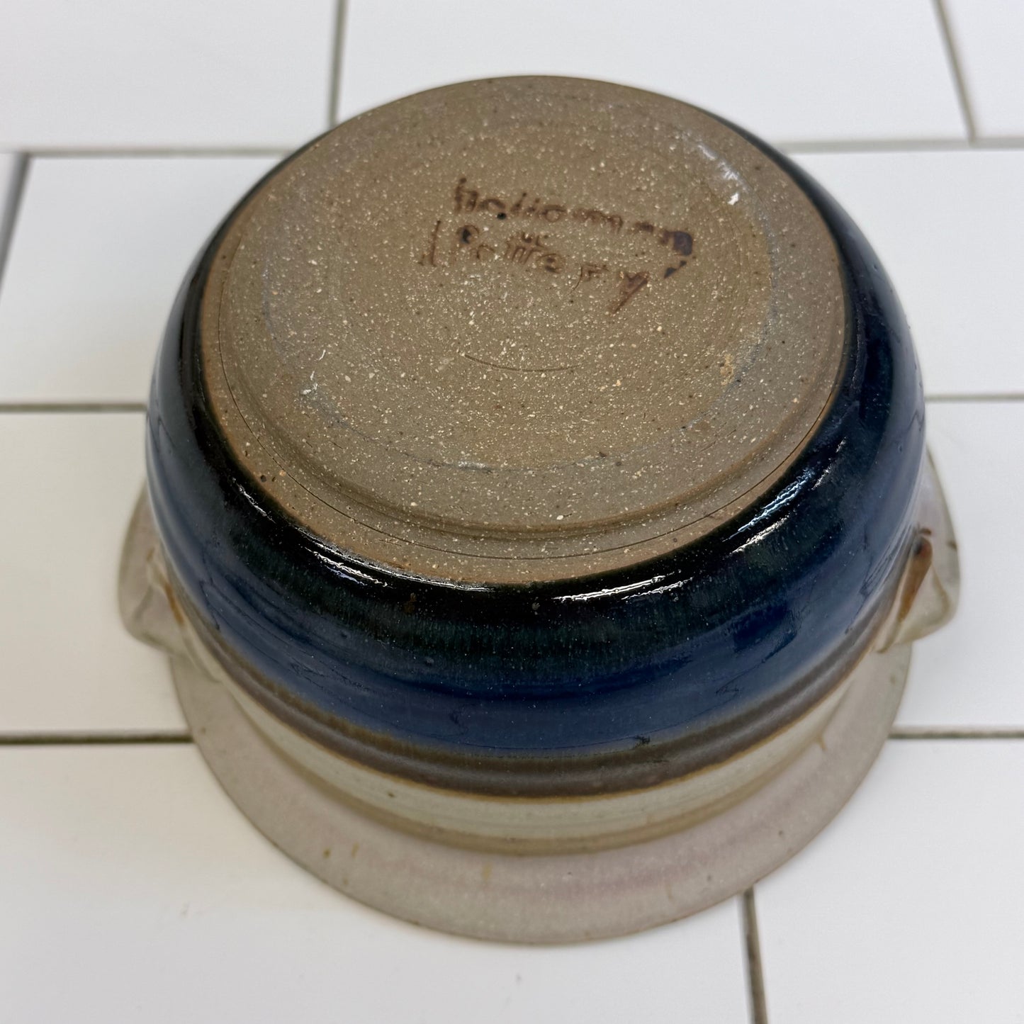 Holloman Pottery Drip Glaze Lidded Stoneware Jar