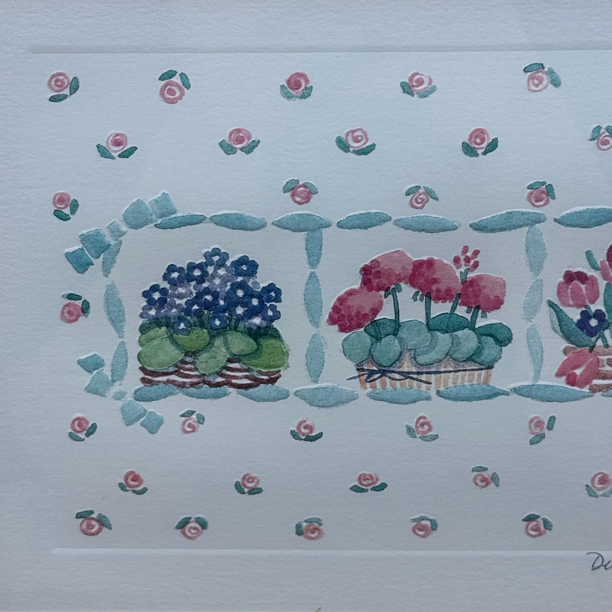 Debra Jordan Meyer Floral Basket Print