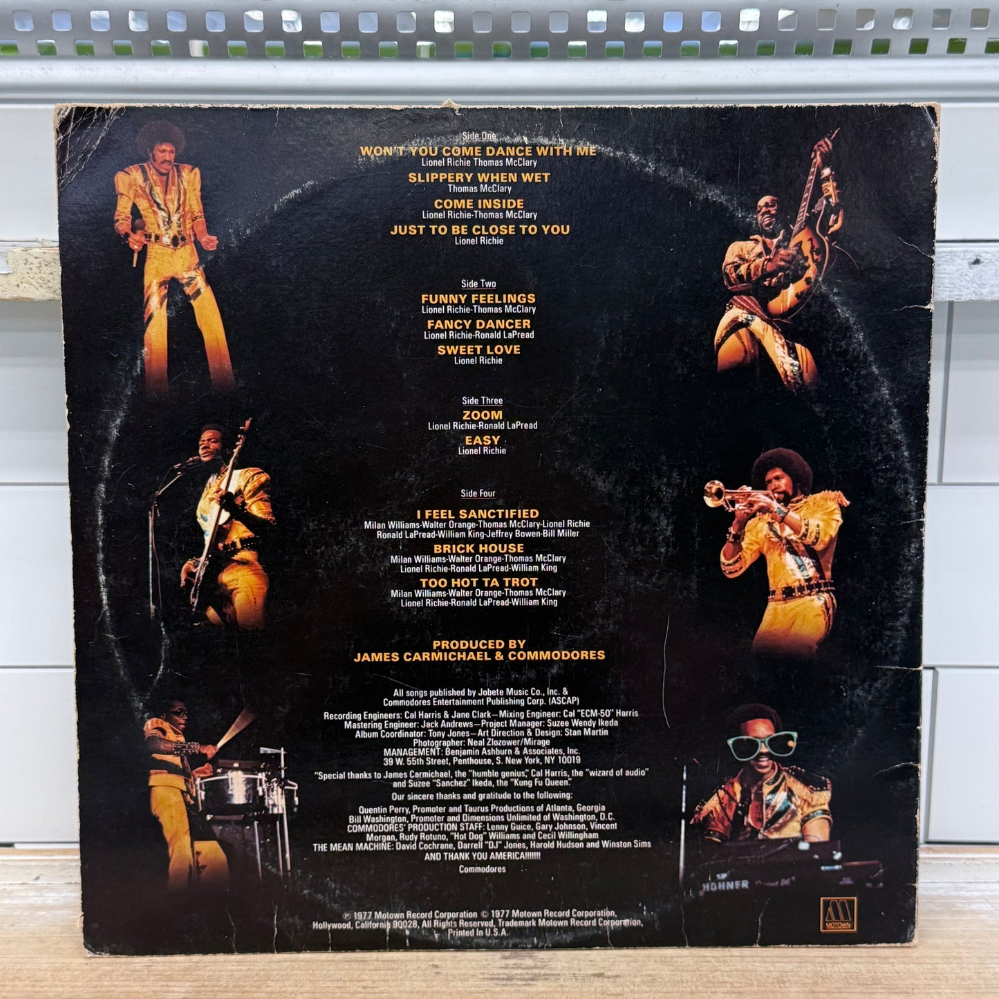 Commodores Live Double Vinyl Record 1977 #M9894A2