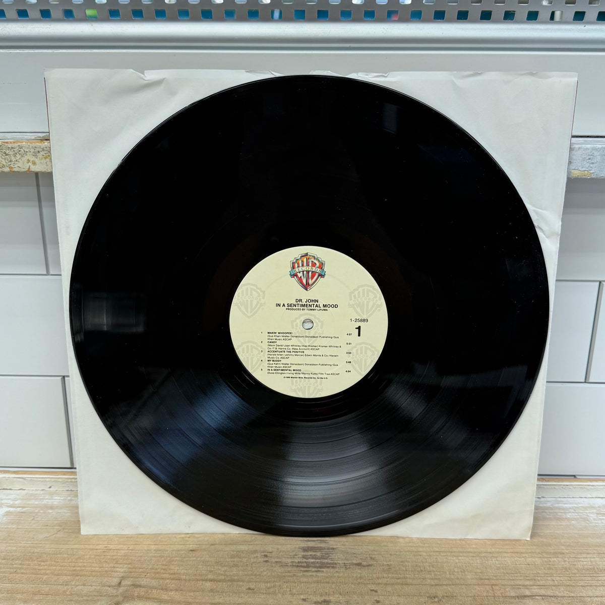 Dr. John In a Sentimental Mood Vinyl LP 1989 Warner Bros 1-25889