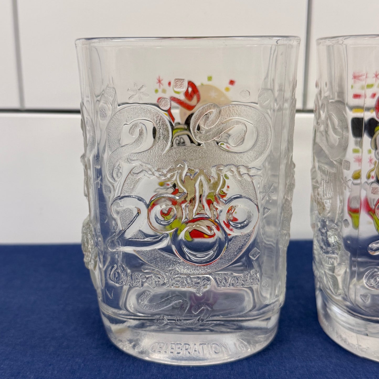 McDonald's Disney World 2000 Animal Kingdom Glasses Set of 4