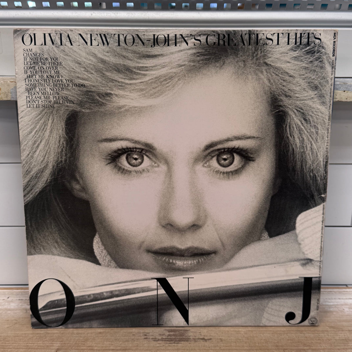 Olivia Newton-John’s Greatest Hits Vinyl Record, 1977 - MCA-3028