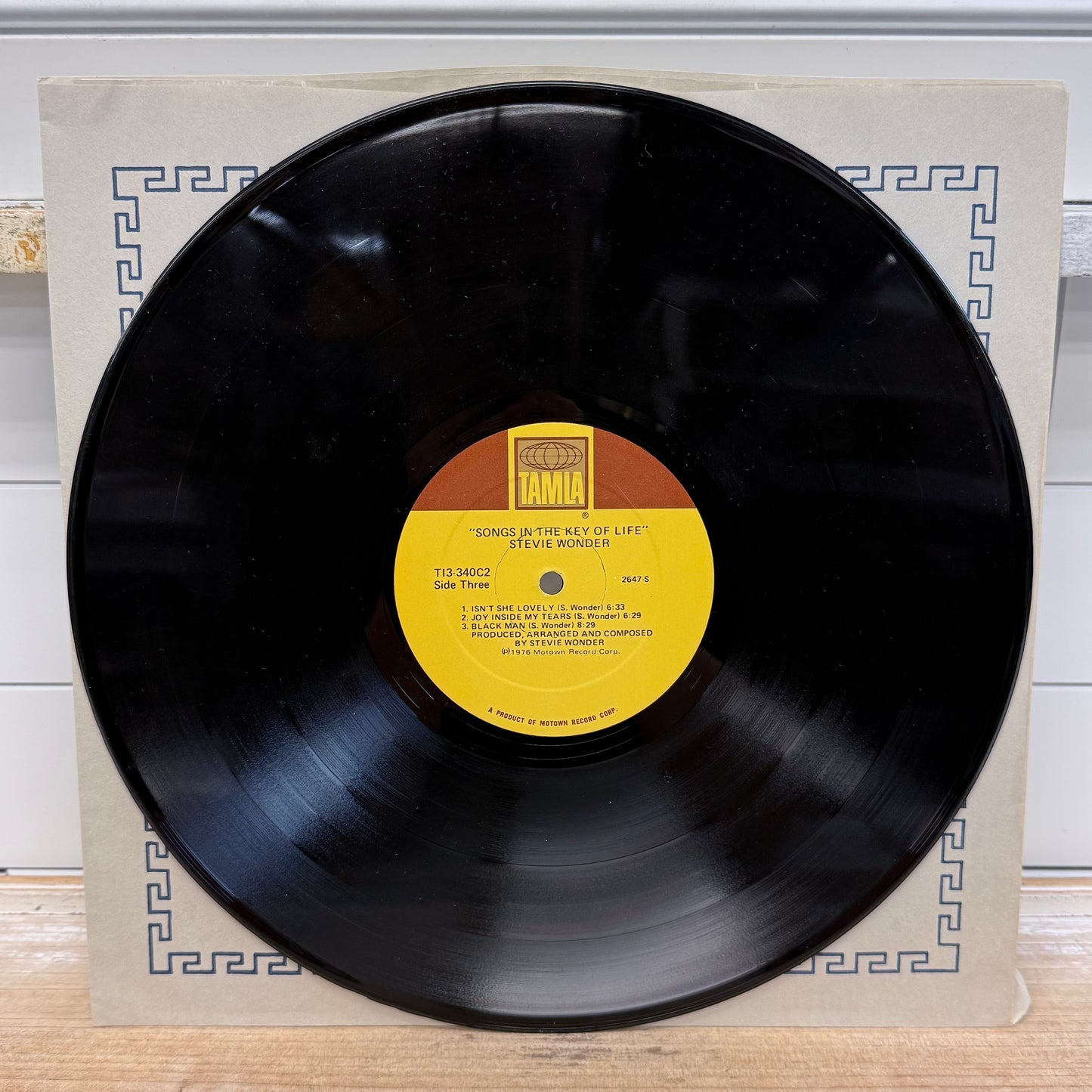 Stevie Wonder Songs in the Key of Life Double Vinyl LP 1976 #T13-340C2