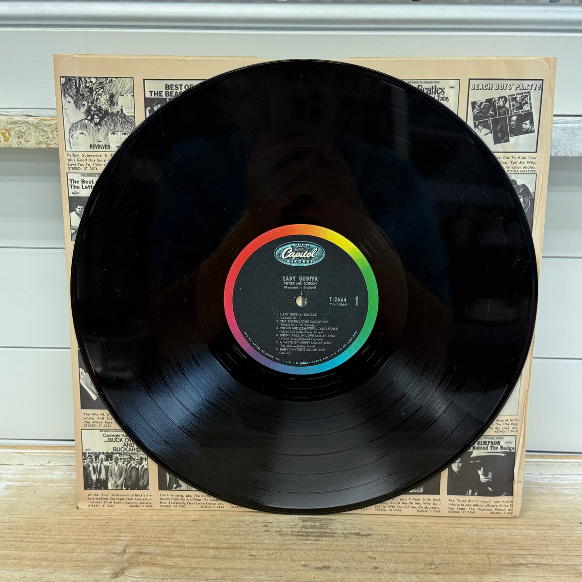 Peter and Gordon Lady Godiva Vinyl LP 1966 -T-2664