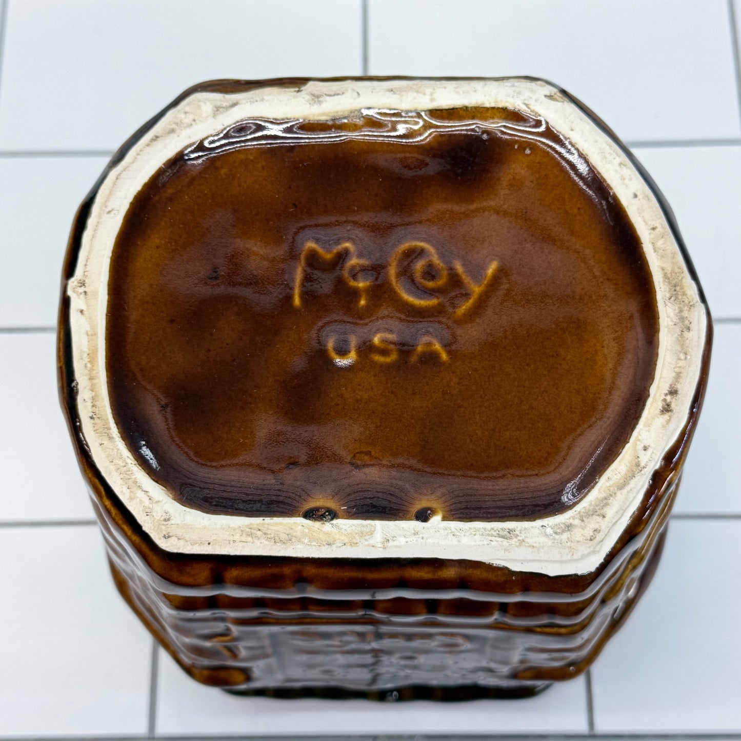 McCoy Wishing Well Cookie Jar, Glazed Ceramic