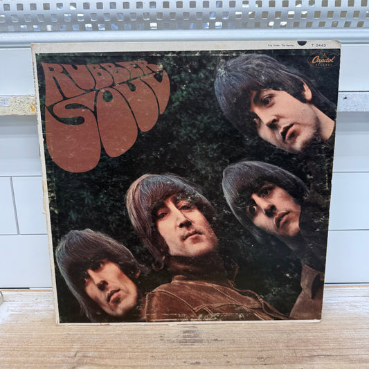 The Beatles Rubber Soul Mono 2nd Press Vinyl 1965 #T-2442