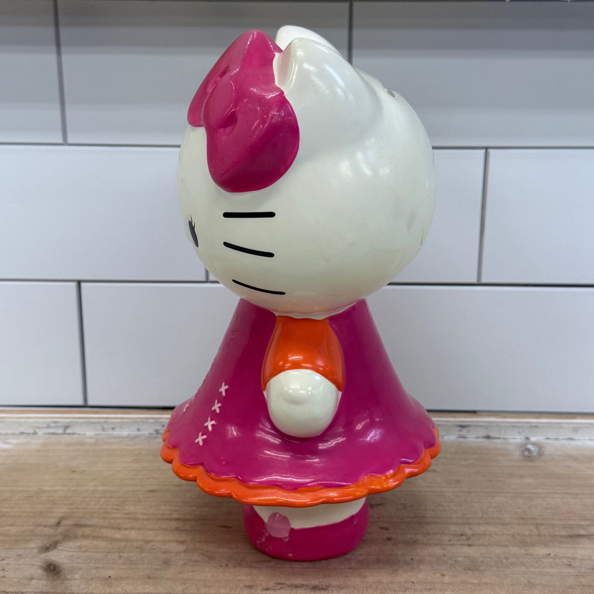 Hello Kitty Sanrio Figure Pink Orange Dress FAB Starpoint 2012