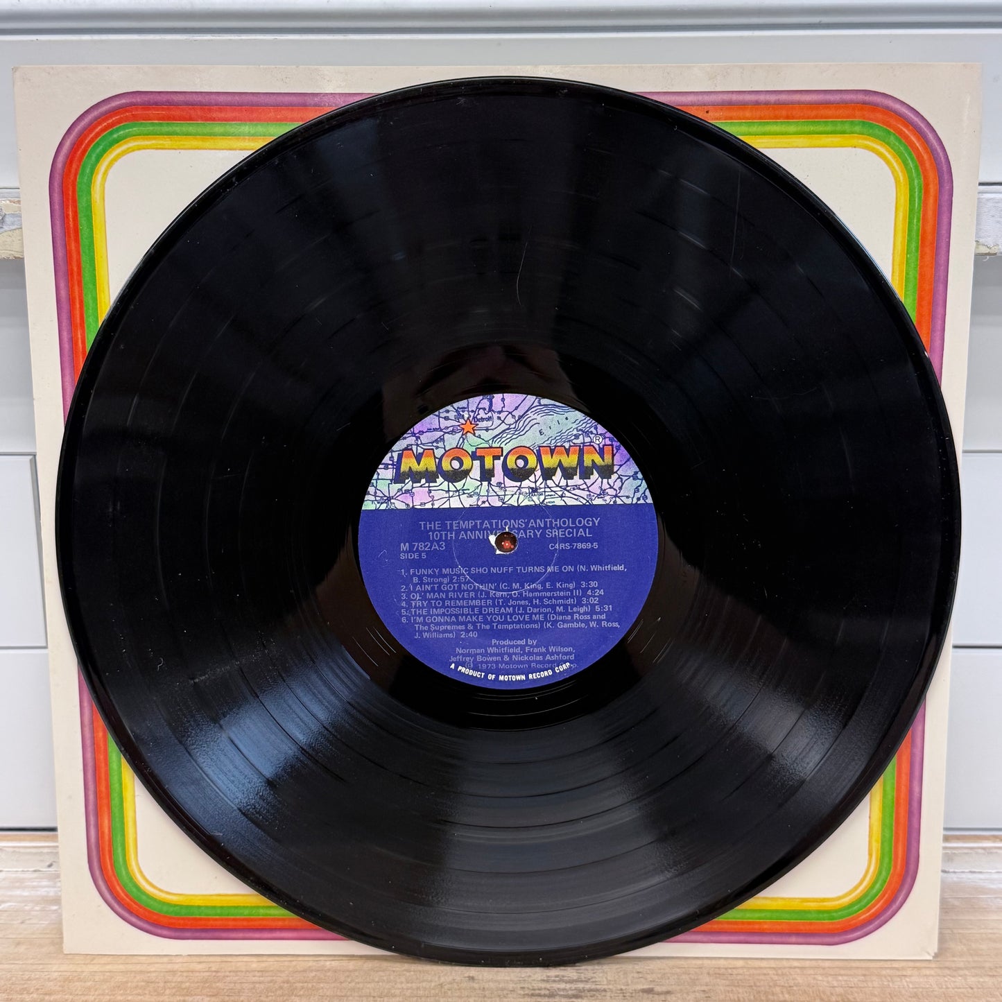 The Temptations Anthology Triple Vinyl LP 1973 #M782A3