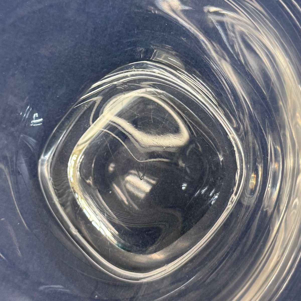 Heisey Clear Glass Bowl and Underplate Set Elegant Glass