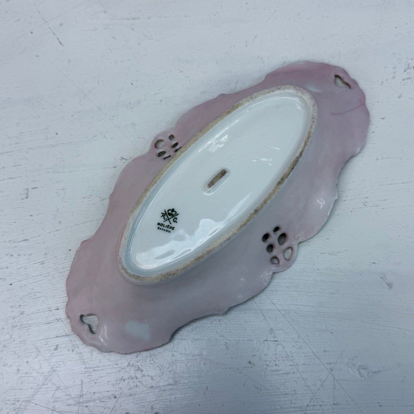 Rosenthal Molière Hand Painted Floral Porcelain Dish