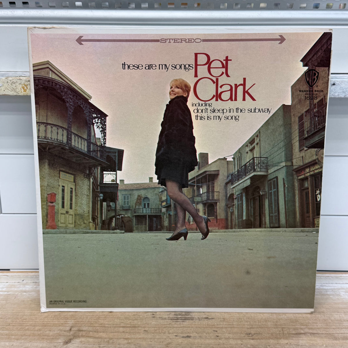 Petula Clark These Are My Songs Vinyl LP 1967 Warner Bros. #WS 1698