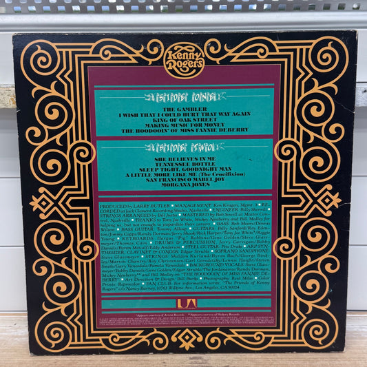 Kenny Rogers The Gambler Vinyl Record LP 1978 #UA-LA934-H