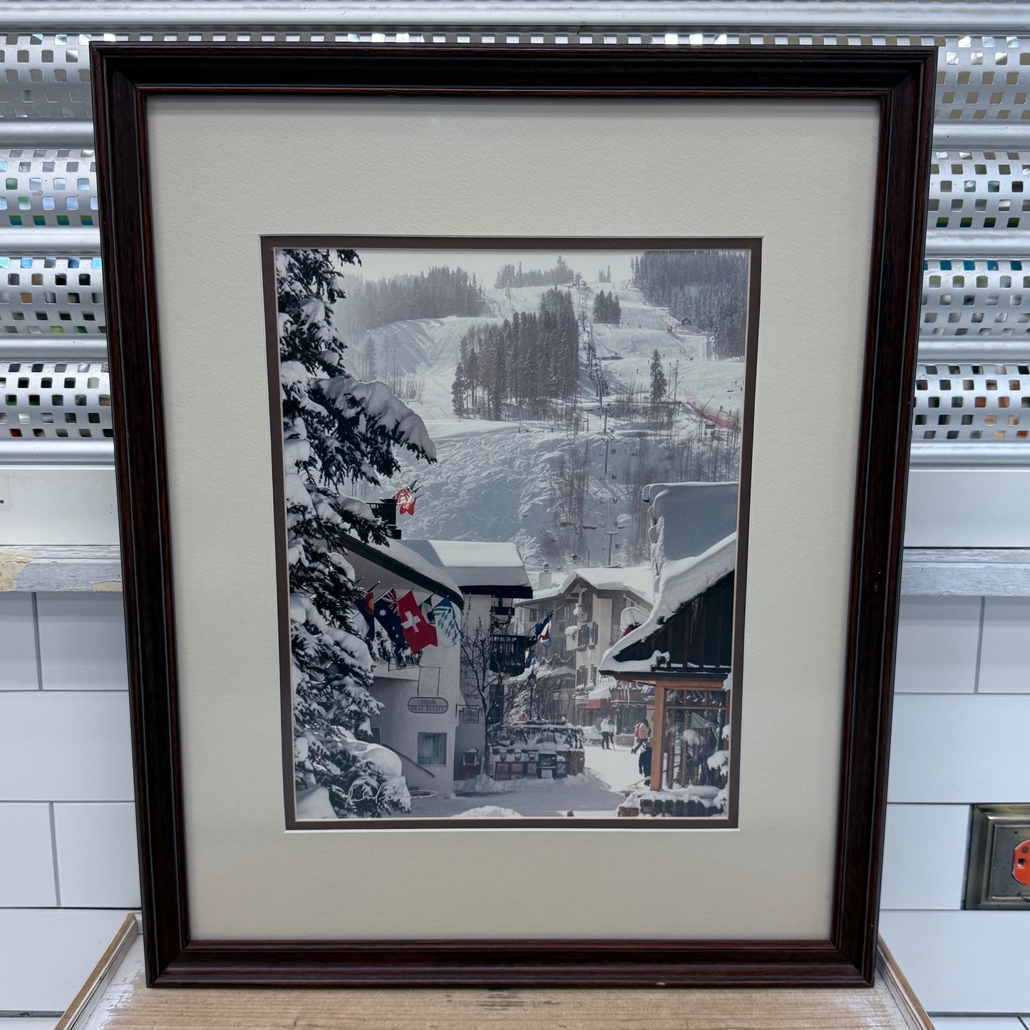 Vail Colorado Ski Slopes Signed Framed Photograph