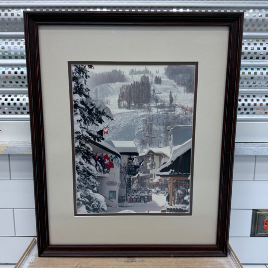 Vail Colorado Ski Slopes Signed Framed Photograph