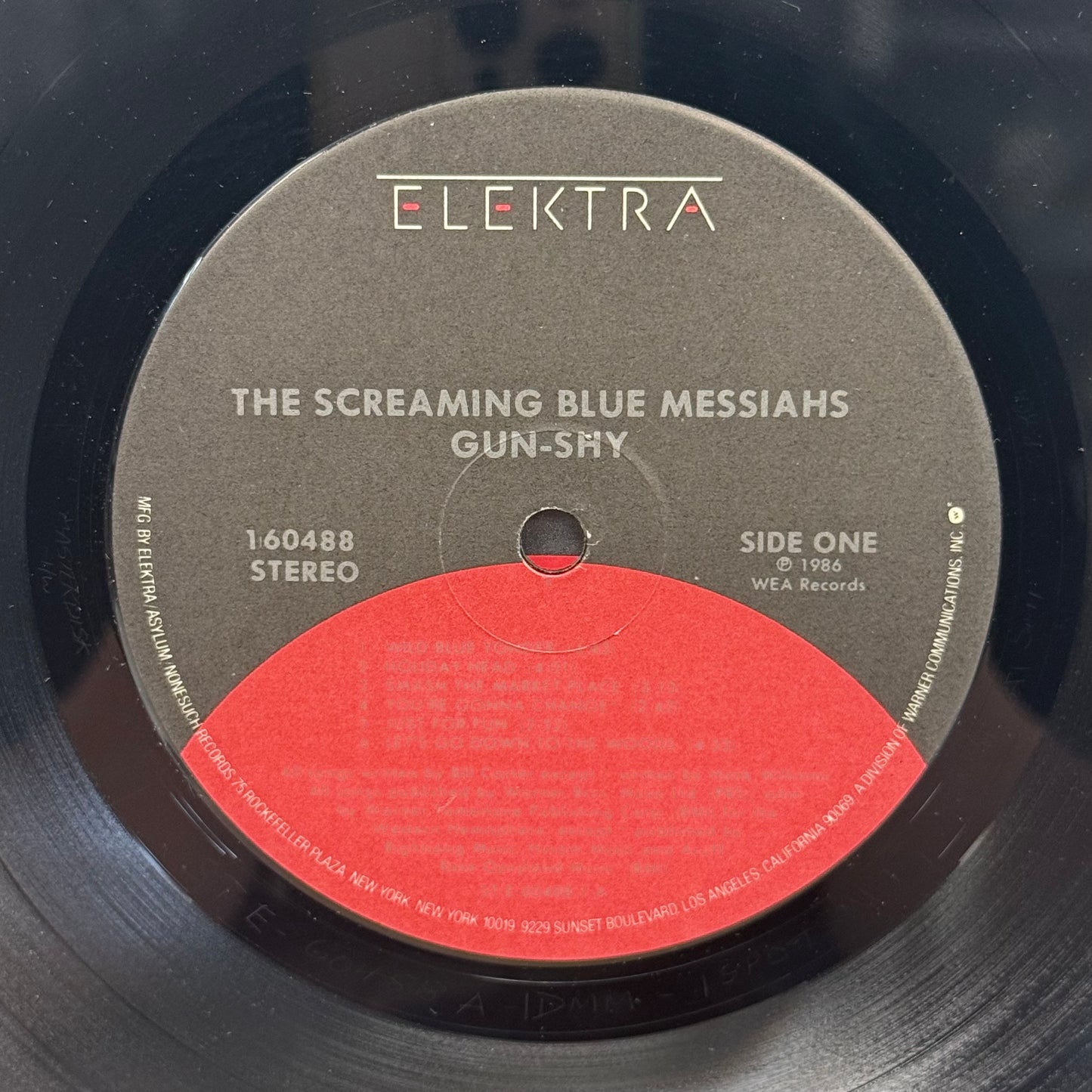 The Screaming Blue Messiahs Gun-Shy Vinyl Record 1986 #60488