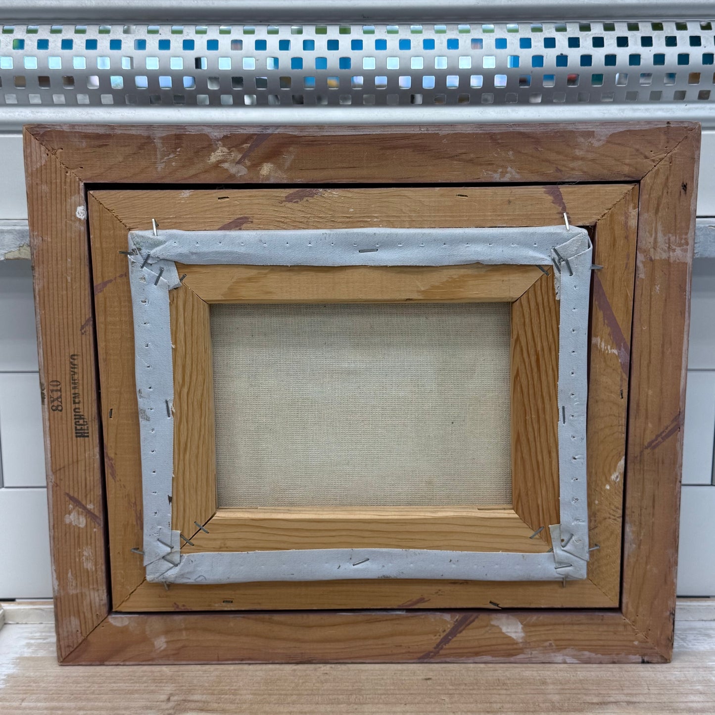 Desert Landscape Framed Original Oil Painting, Signed