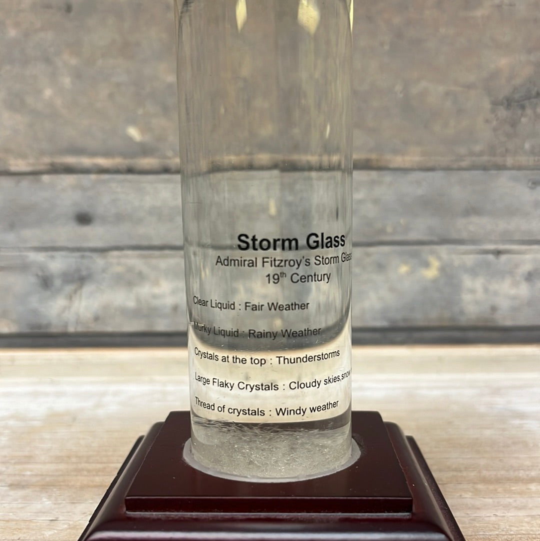 Storm Glass Weather Station Barometer