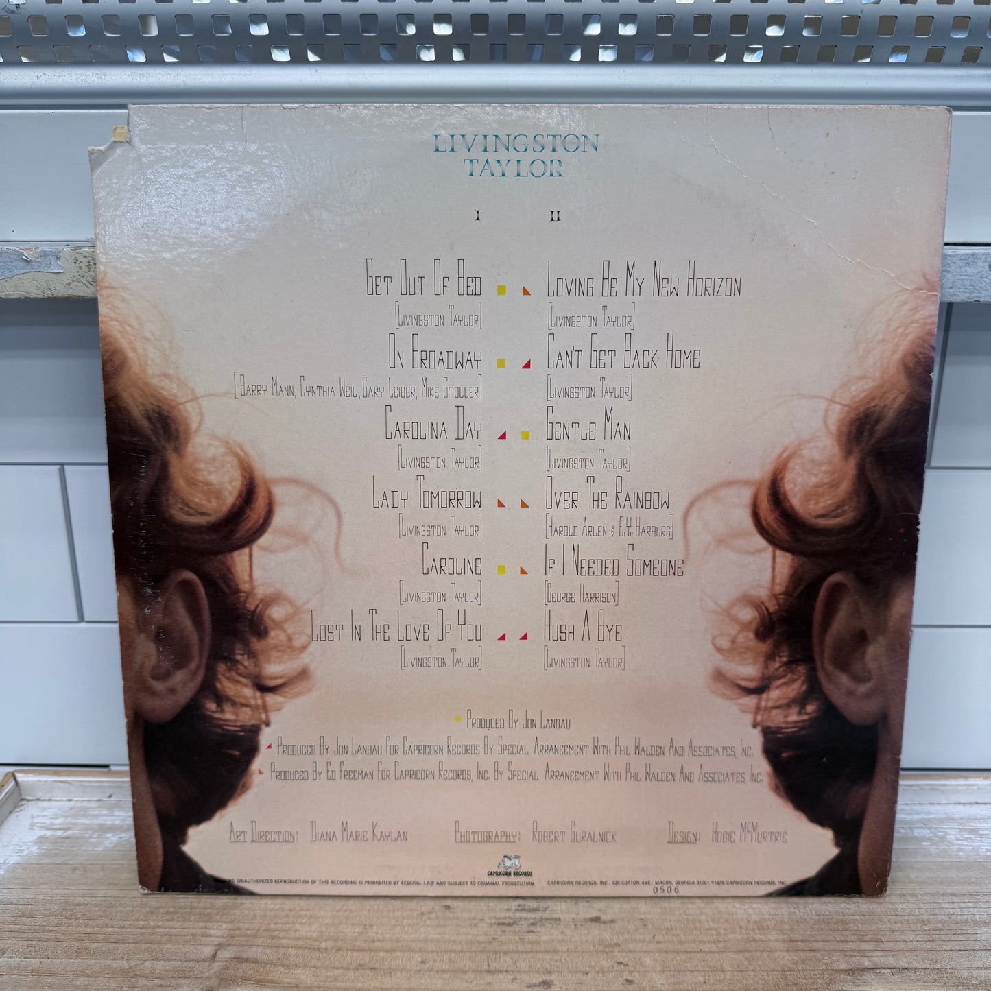Livingston Taylor Echoes Vinyl Record LP 1979