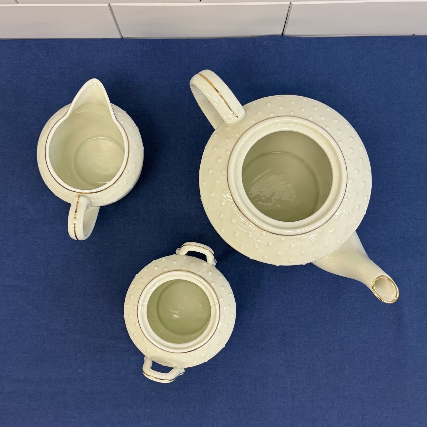 Danbury Mint Hummel Stormy Weather Porcelain Tea Set