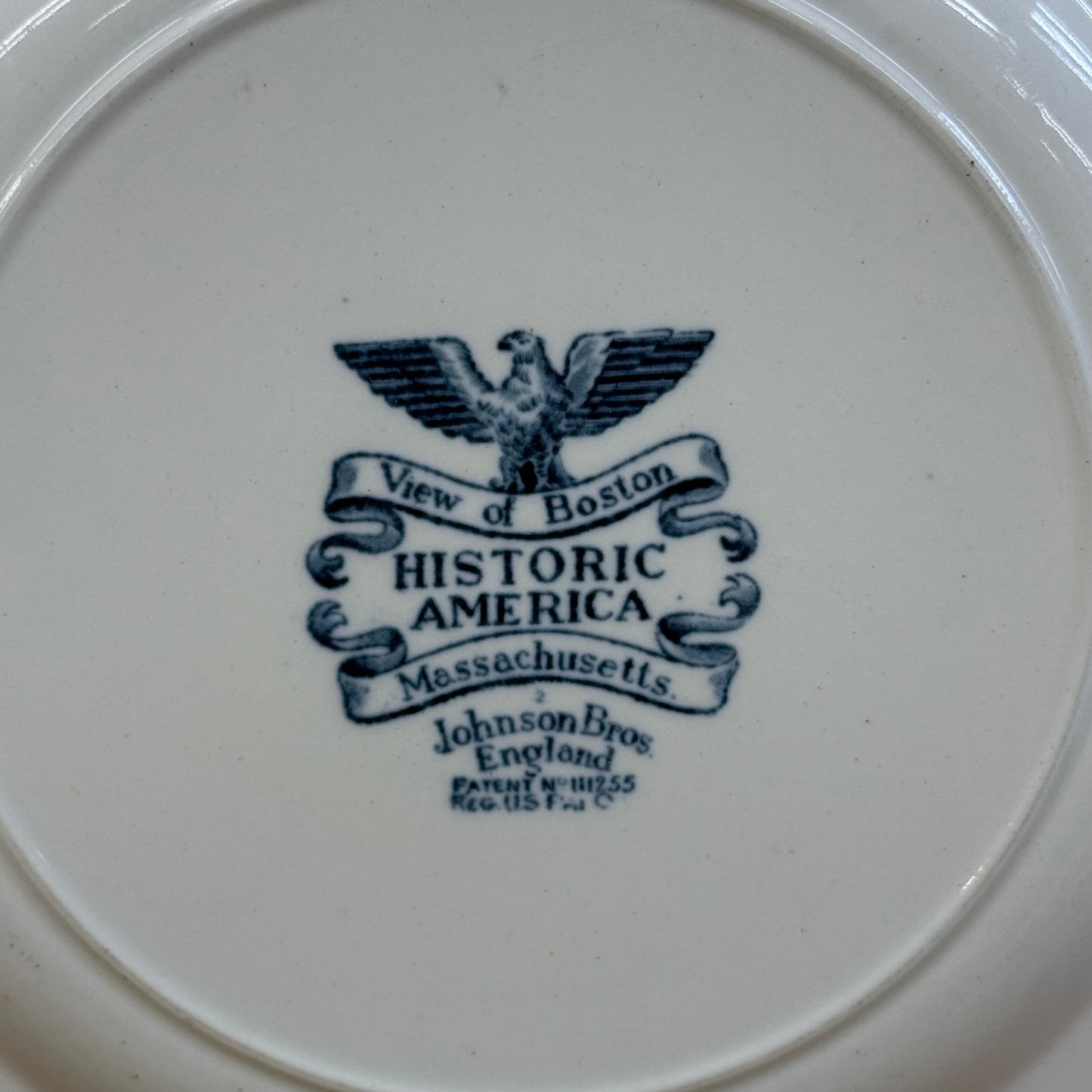 Johnson Brothers Historic America “Boston” Dinner Plate