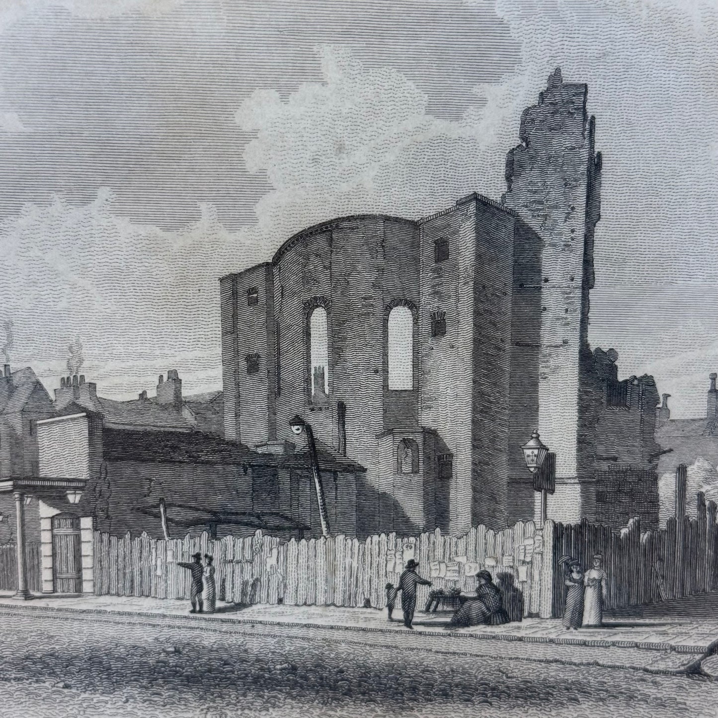 William Wise Drury Lane Theatre Fire, Framed