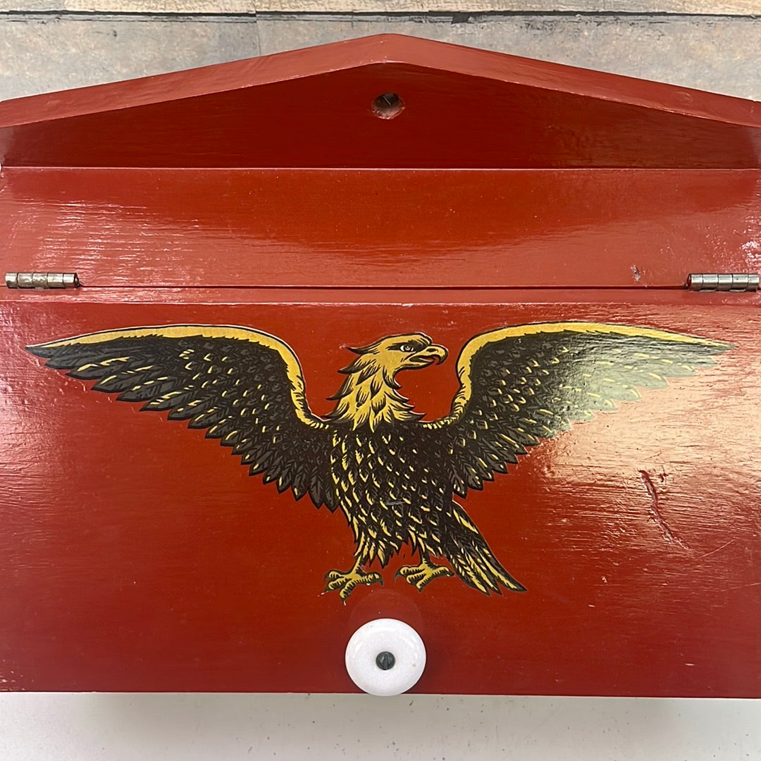 Handcrafted Wooden Storage Box, 1990s