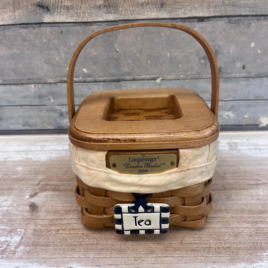 Longaberger Dresden Basket, Signed 2004