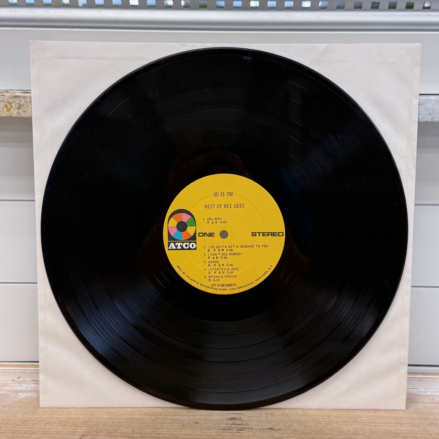 Bee Gees Best of Bee Gees Vinyl Record LP 1969 #SD 33-292