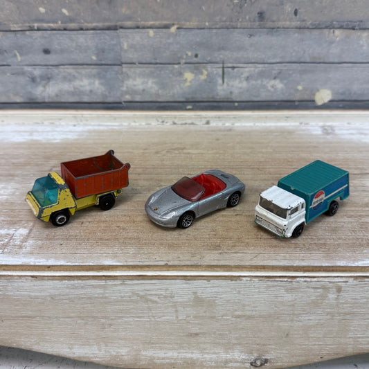Metal Toy Cars & Trucks, Lot of 17