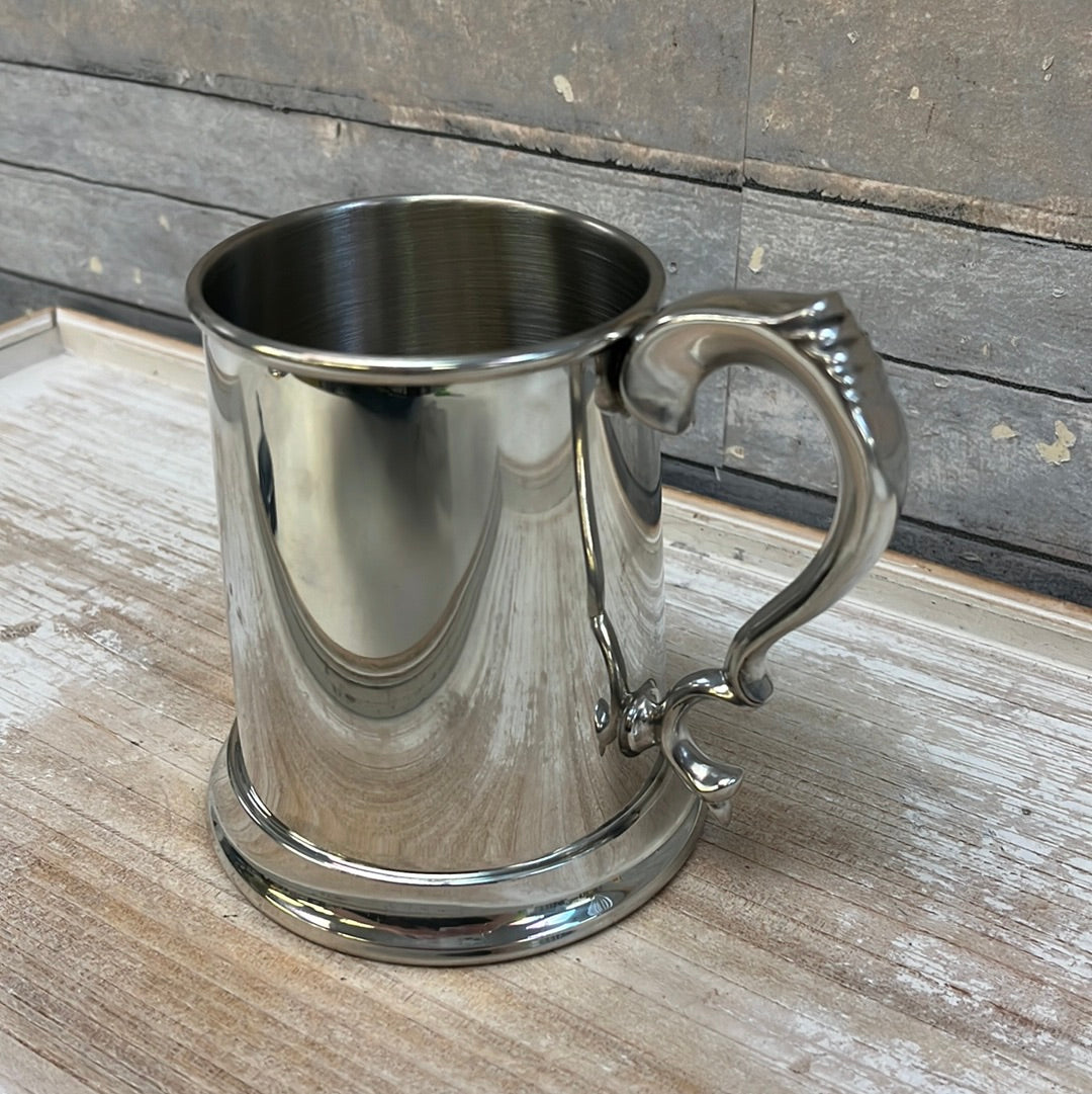 Handcrafted Pewter Tankard Selection