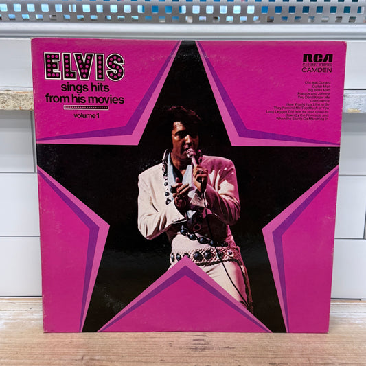 Elvis Sings Hits from His Movies Vol 1 Vinyl LP 1972 #CAS-2567