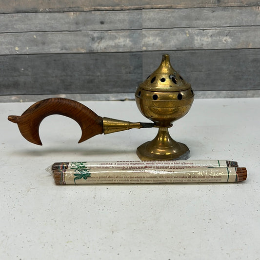 Vintage Brass Incense Burner