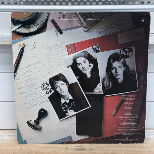 Paul McCartney & Wings Band on the Run Vinyl Record 1973 #SO3415