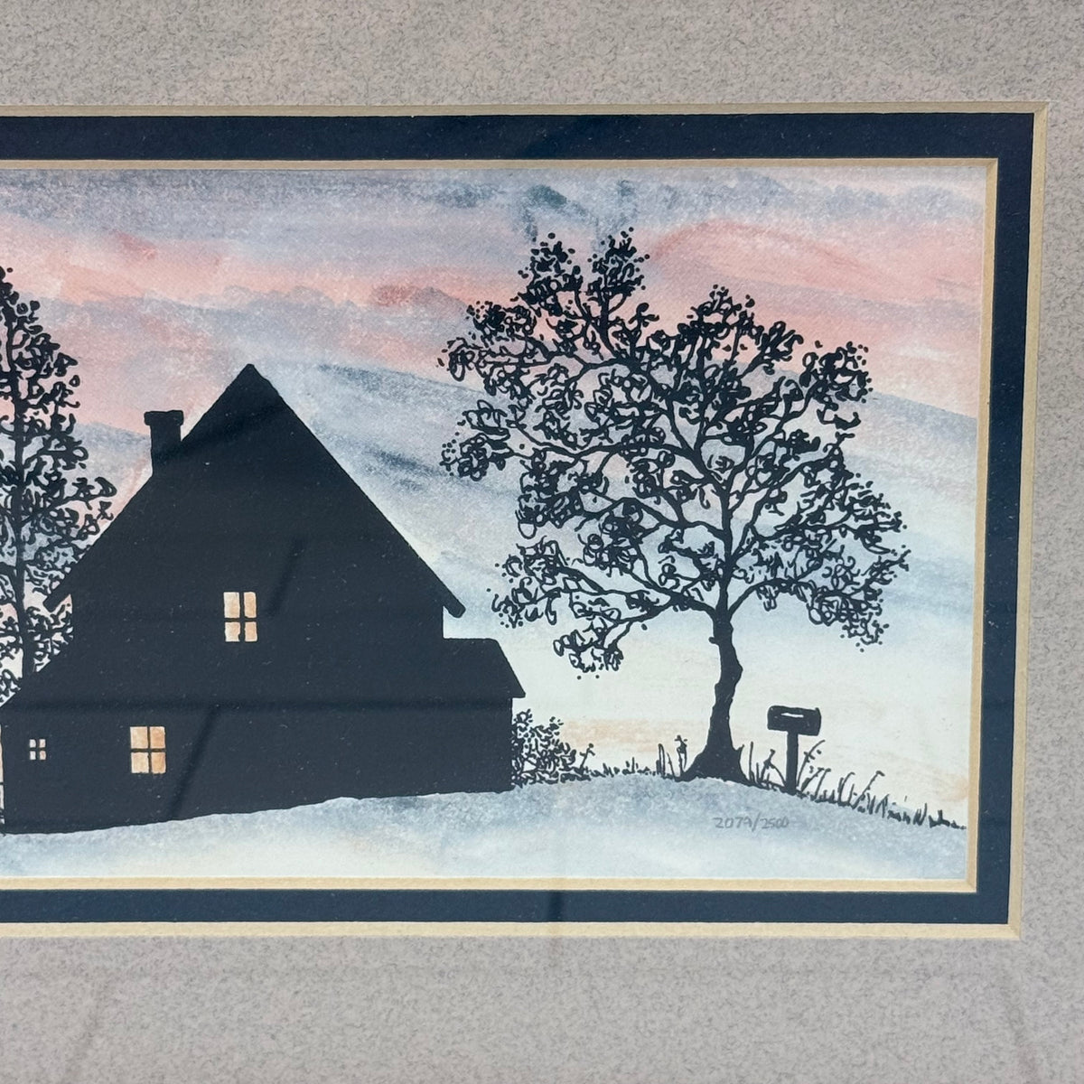 M. Frey Lithograph Signed Numbered Americana Art