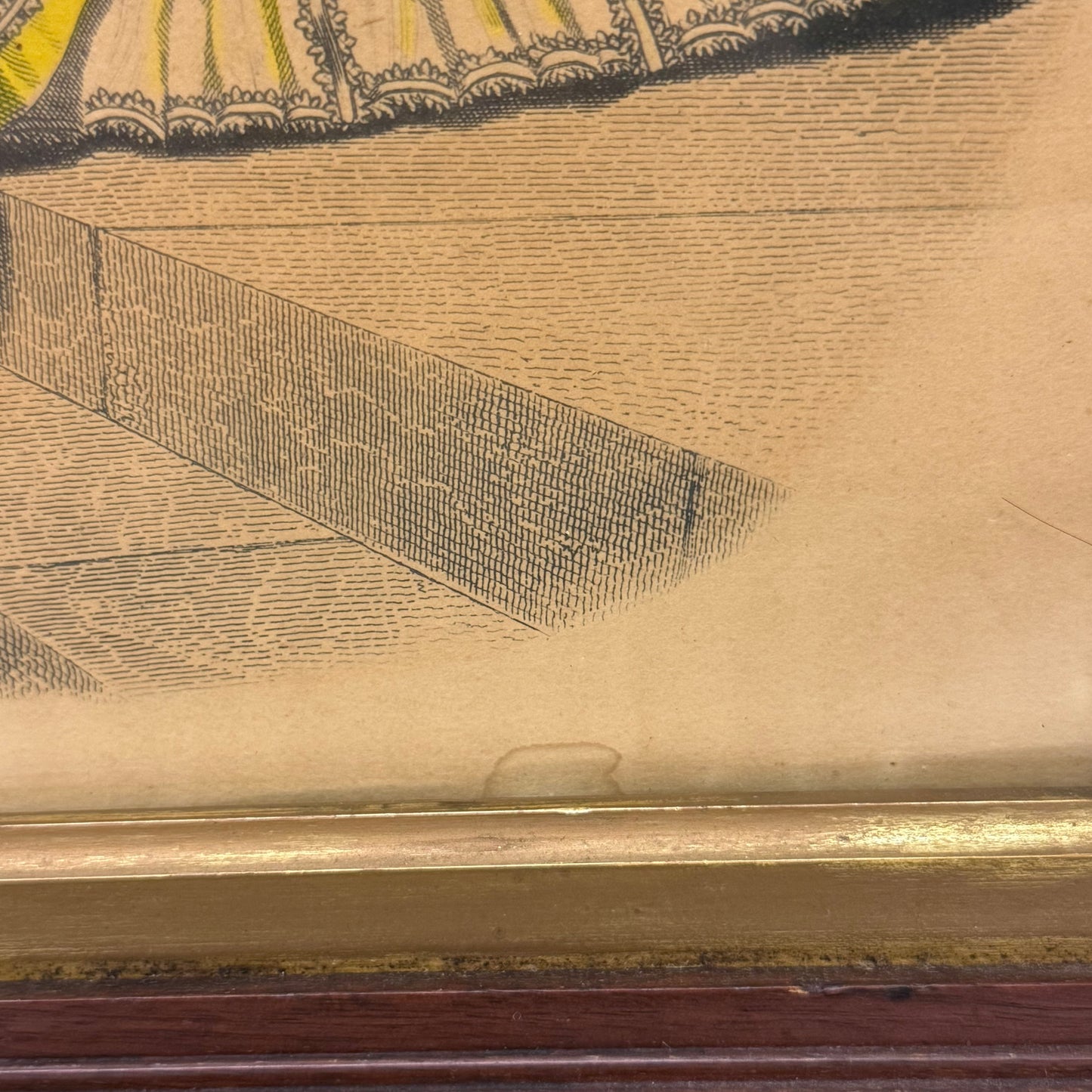 French Fashion Plate Gilquin Fils Paris 1850s Engraving