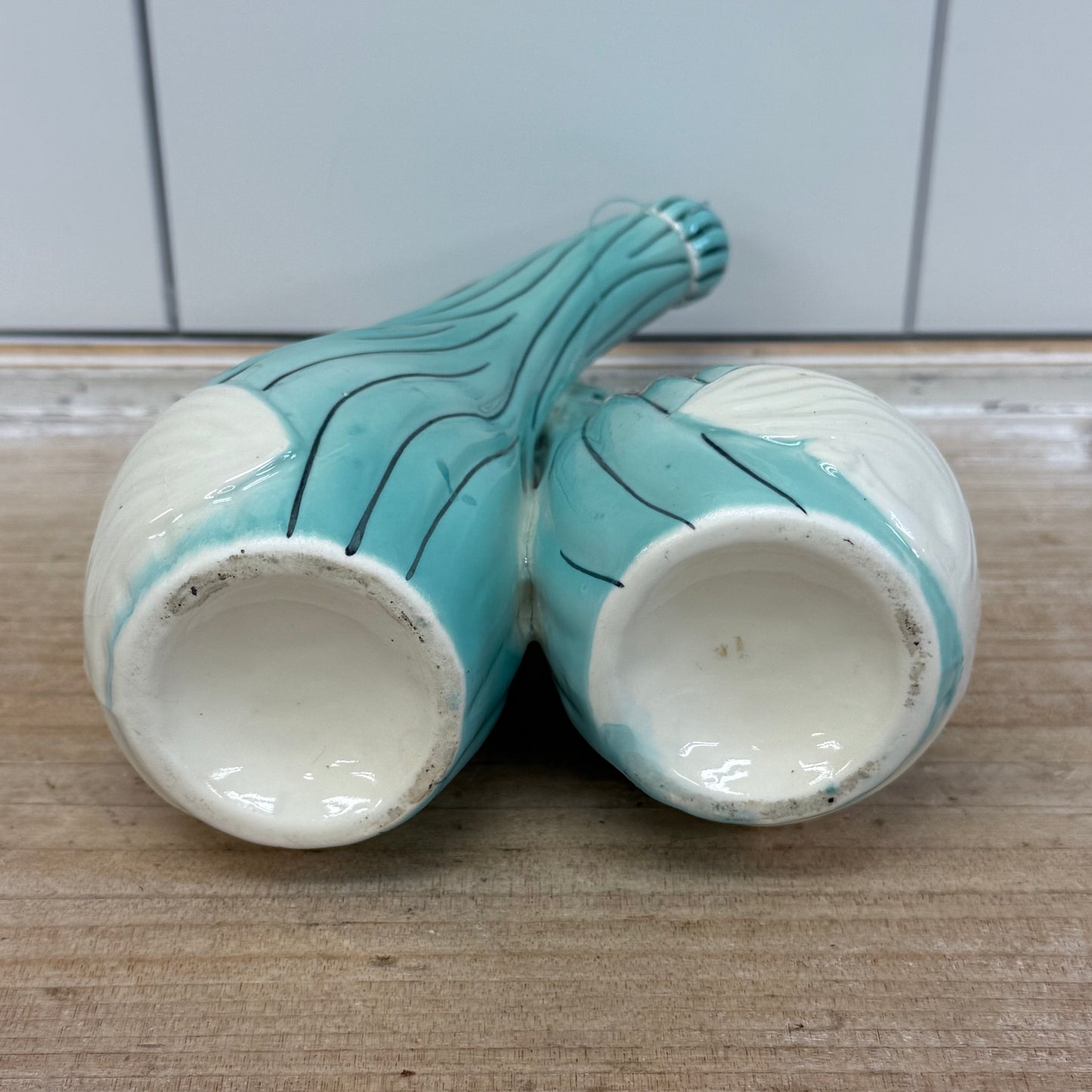 Oil & Vinegar Cruet, Mid-Century Ceramic