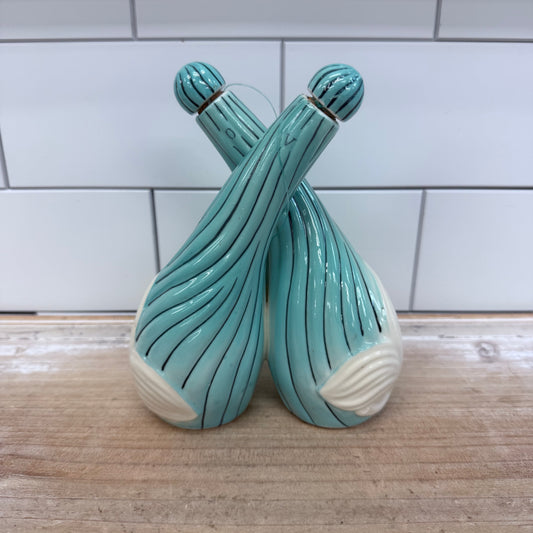 Oil & Vinegar Cruet, Mid-Century Ceramic