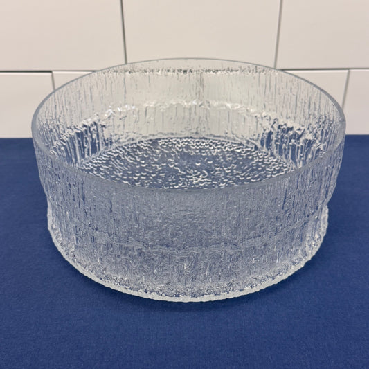 Tapio Wirkkala Iittala Aslak Icicle Glass Bowl Finland
