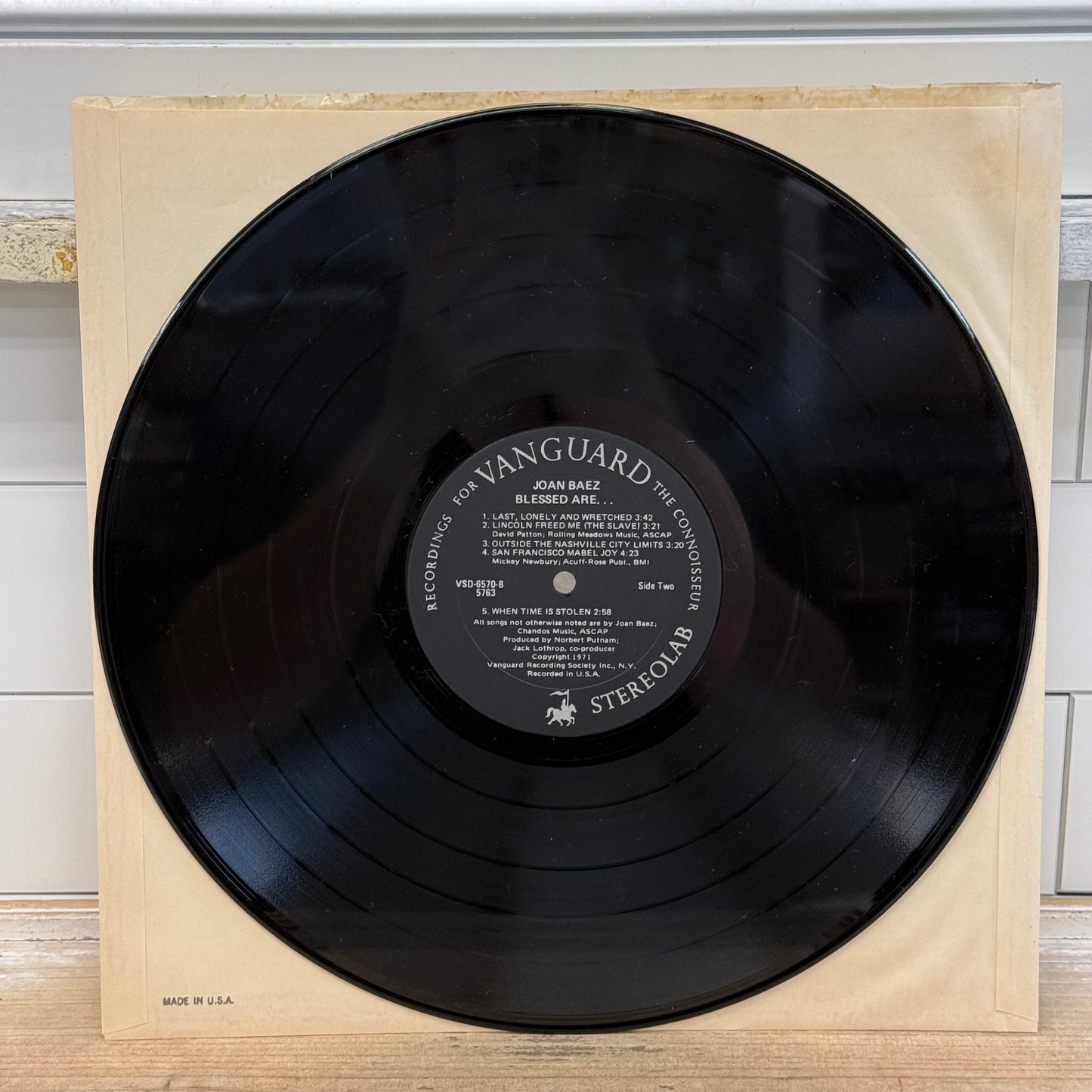 Joan Baez Blessed Are... Double Vinyl Record LP 1971 #VSD-6571/2