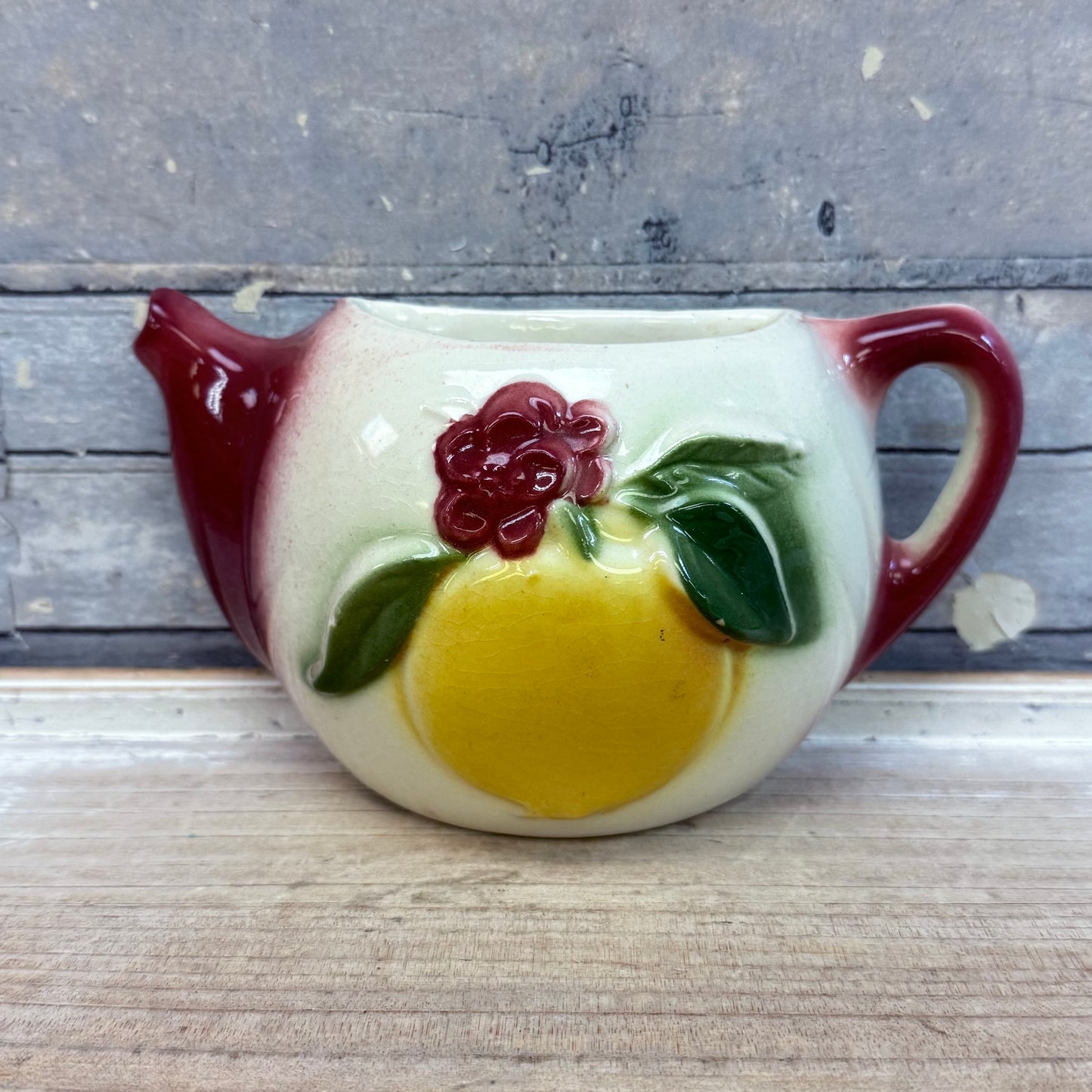 Shawnee Ceramic Teapot Wall Pocket