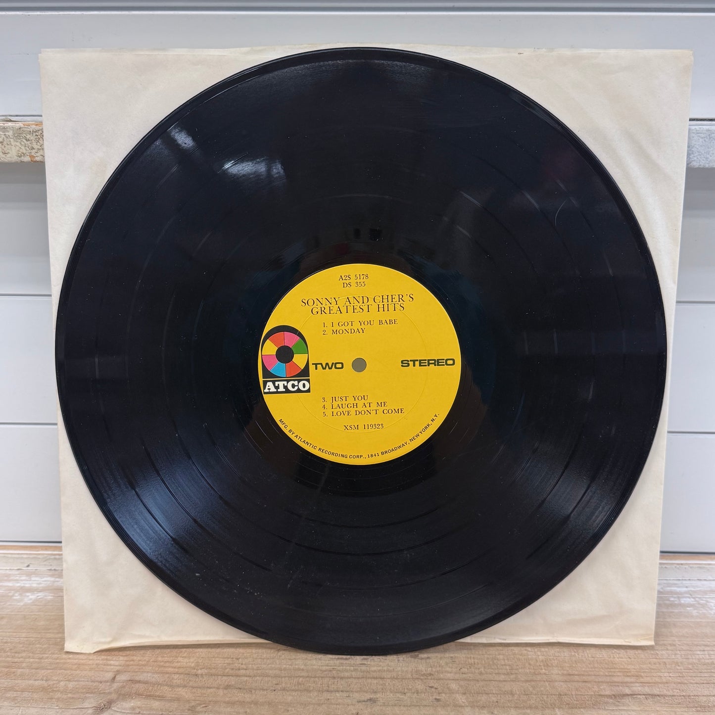 Sonny & Cher Greatest Hits Double Vinyl Record 1967