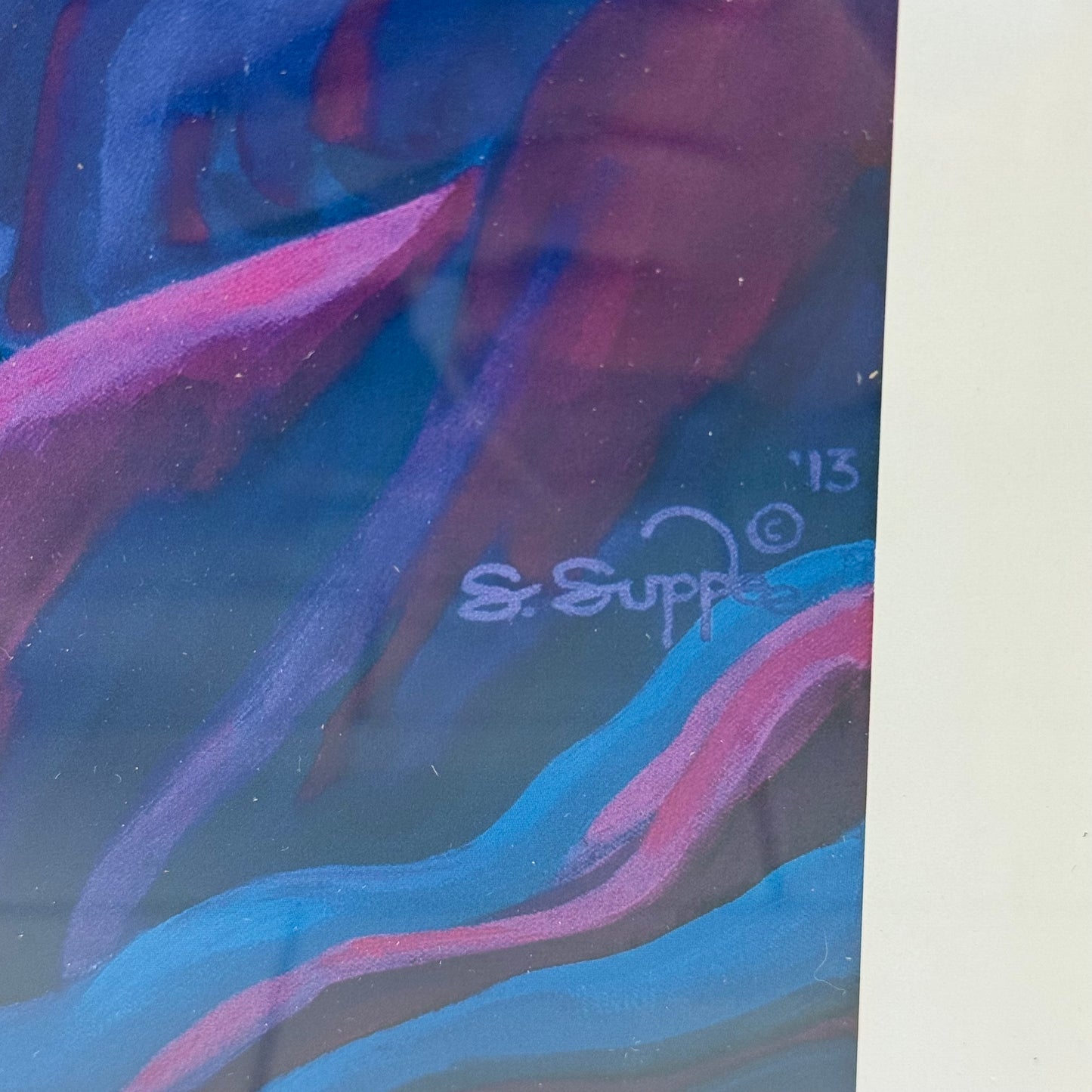 Serena Supplee Rapids Ahead Giclée, Signed 2013