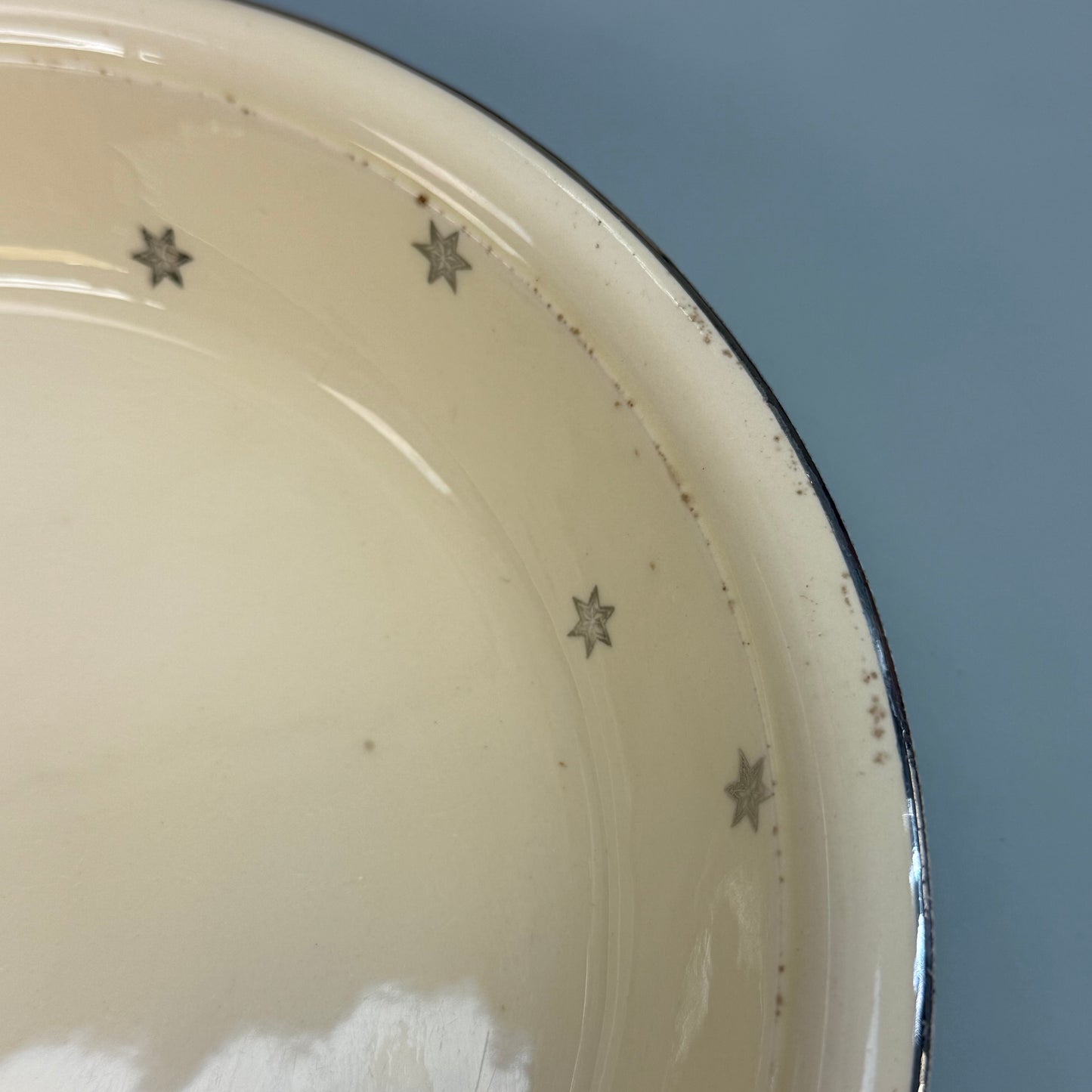 Homer Laughlin OvenServe virginia rose Pie Plate, 1930s