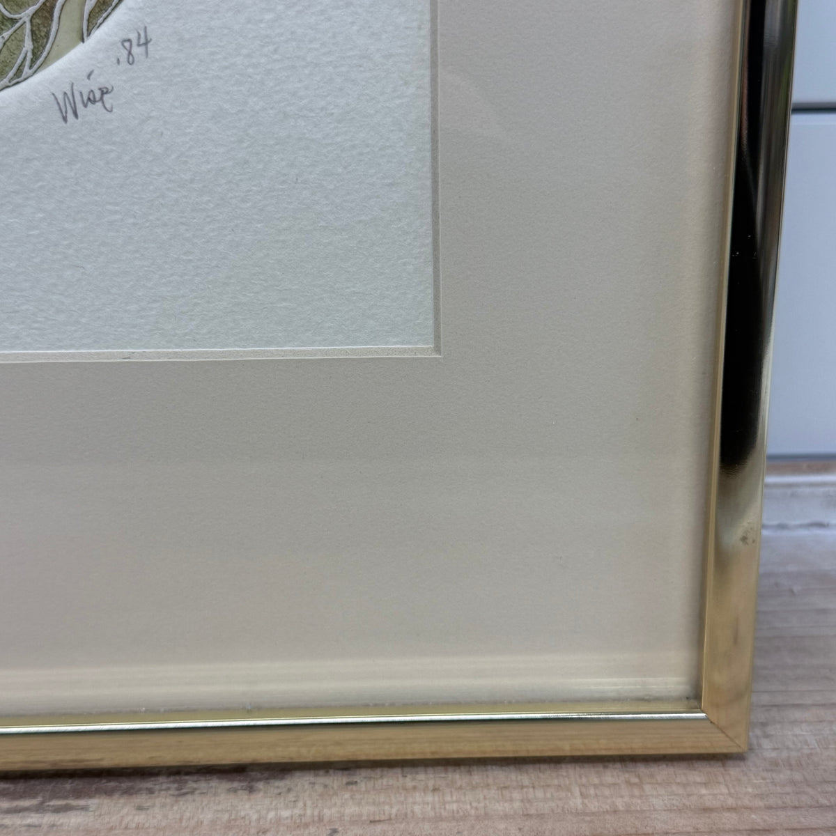 Finch Bird Etching Signed Limited Edition 110/225 Vintage 1984