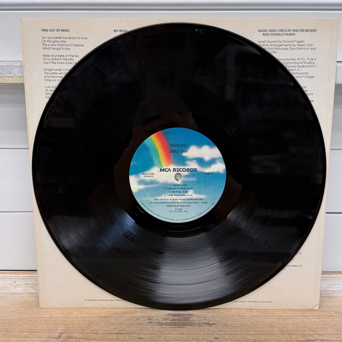 Steely Dan Gaucho Vinyl Record, 1980 – MCA Records MCA-6102