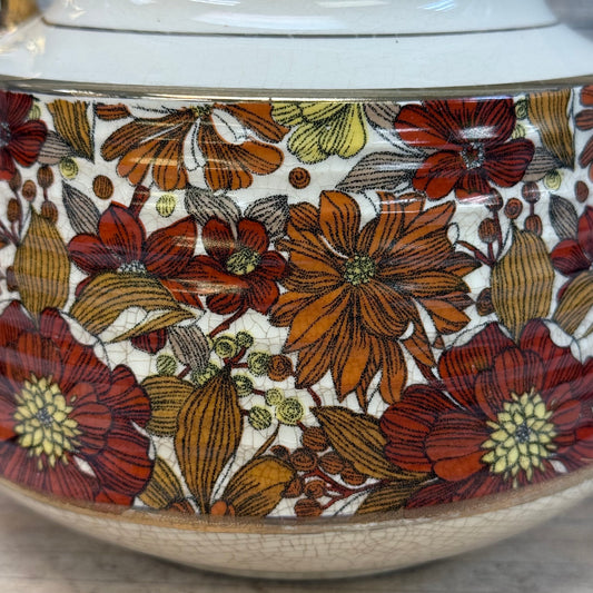 Sadler Floral Porcelain Teapot, Rare Pattern 1940s
