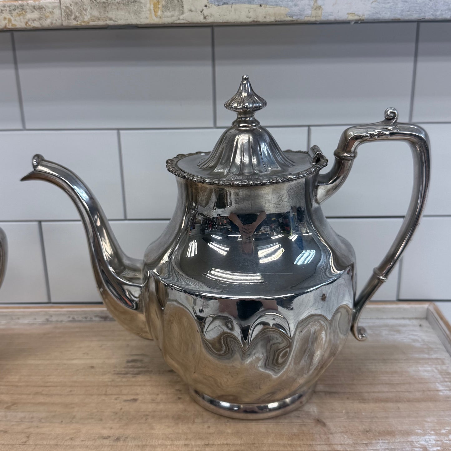 Pairpoint Quadruple Silverplate Tea Service Set #340 Circa 1910