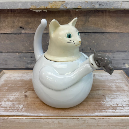 Copco Cat & Mouse Tea Kettle, 1980s