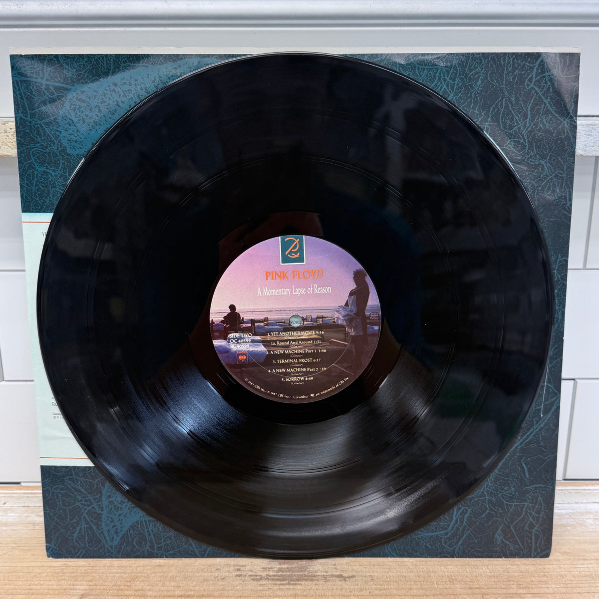 Pink Floyd A Momentary Lapse of Reason Vinyl, 1987 – Columbia OC 40599