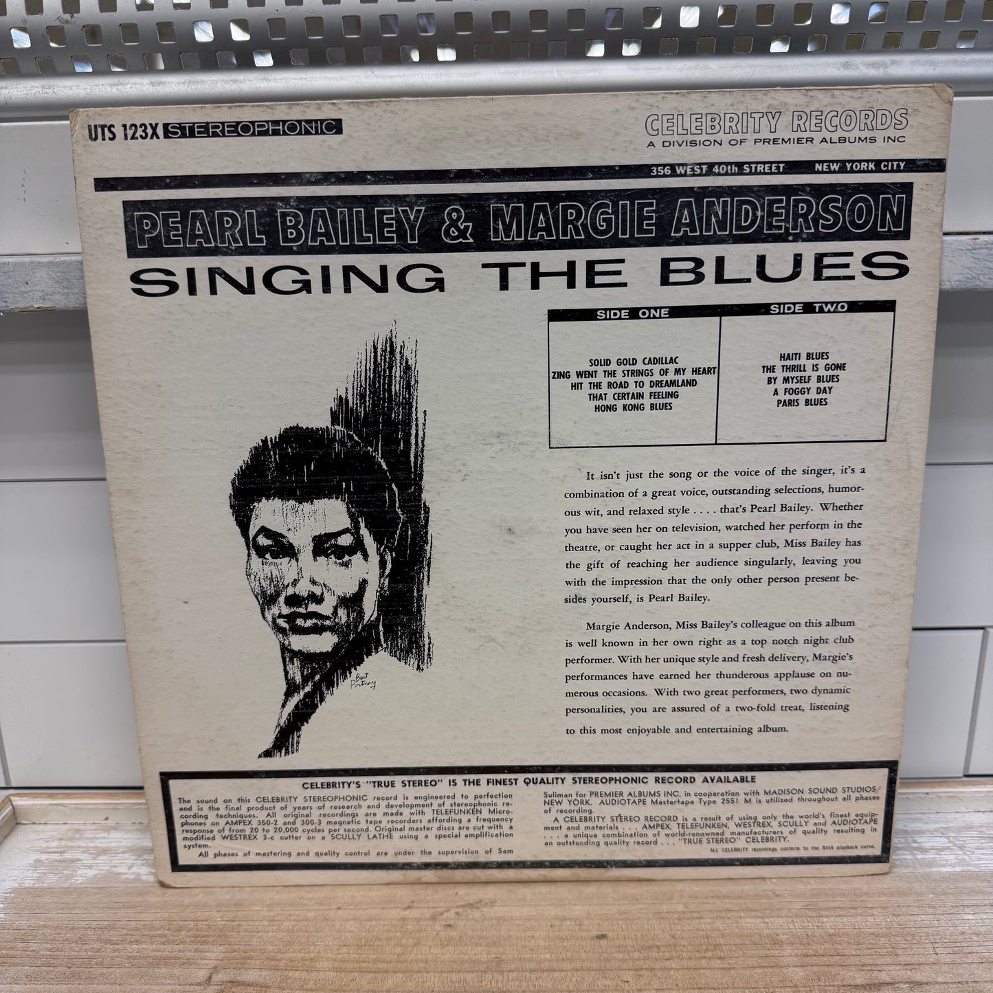 Pearl Bailey & Margie Anderson Vinyl Record, 1960